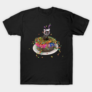 chocolate cake cat T-Shirt